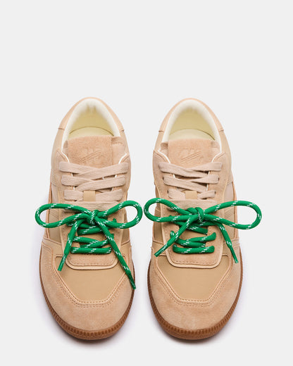 SPORTY Sand Low-Top Lace-Up Women's Sneaker - Steve Madden