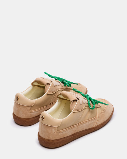 SPORTY Sand Low-Top Lace-Up Women's Sneaker - Steve Madden