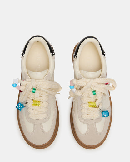 DODGE CHARM Bone Multi Low-Top Platform Women's Sneaker - Steve Madden