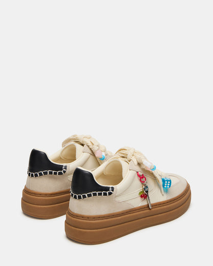 DODGE CHARM Bone Multi Low-Top Platform Women's Sneaker - Steve Madden