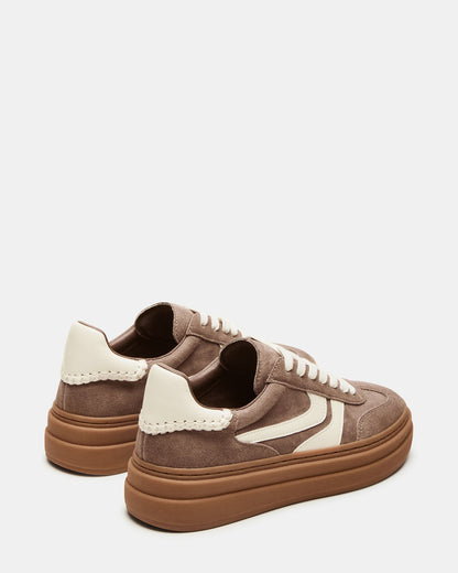 DODGE Espresso Low-Top Platform Women's Sneaker - Steve Madden