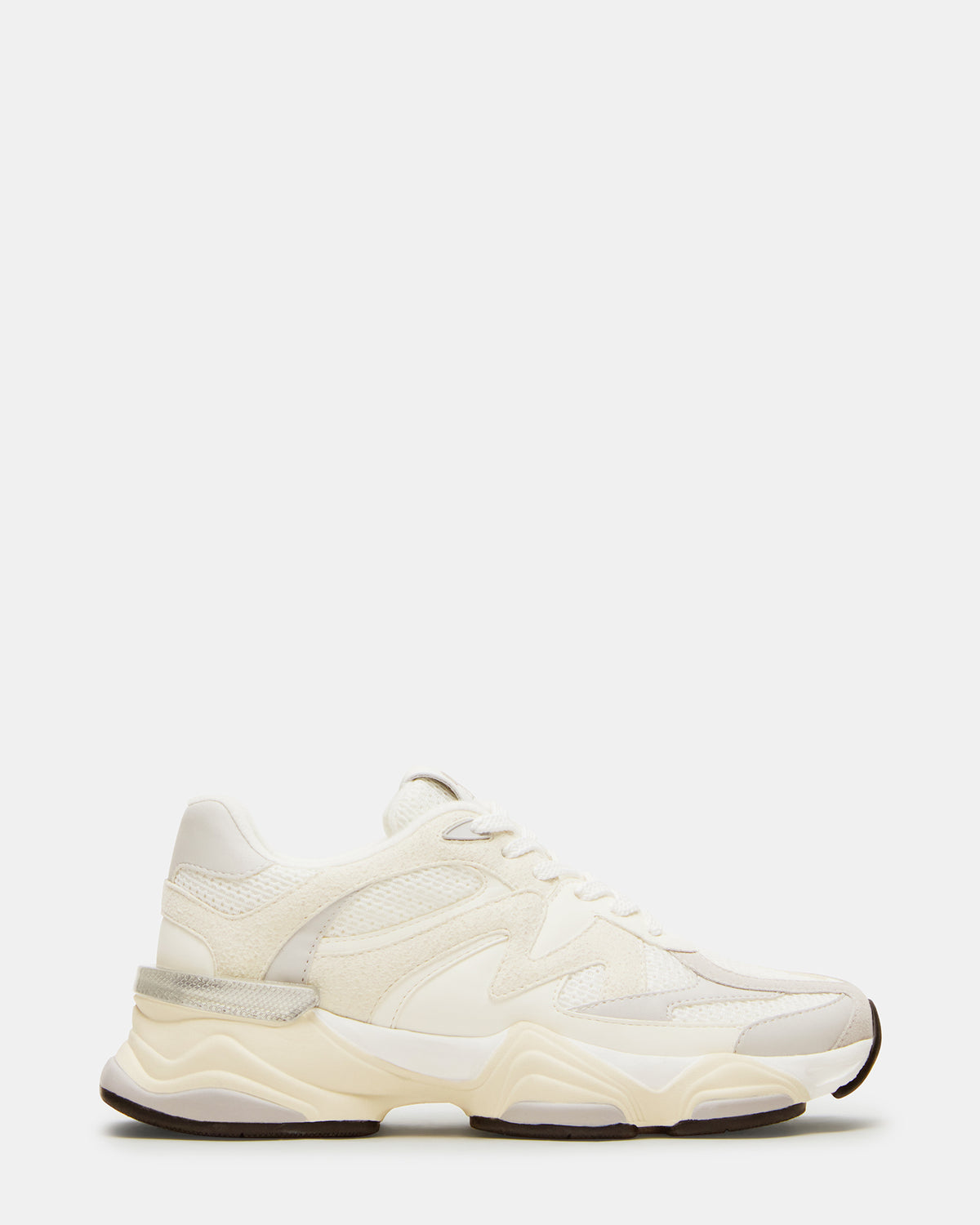 SEBI White Multi Low-Top Lace-Up Women's Sneaker - Steve Madden