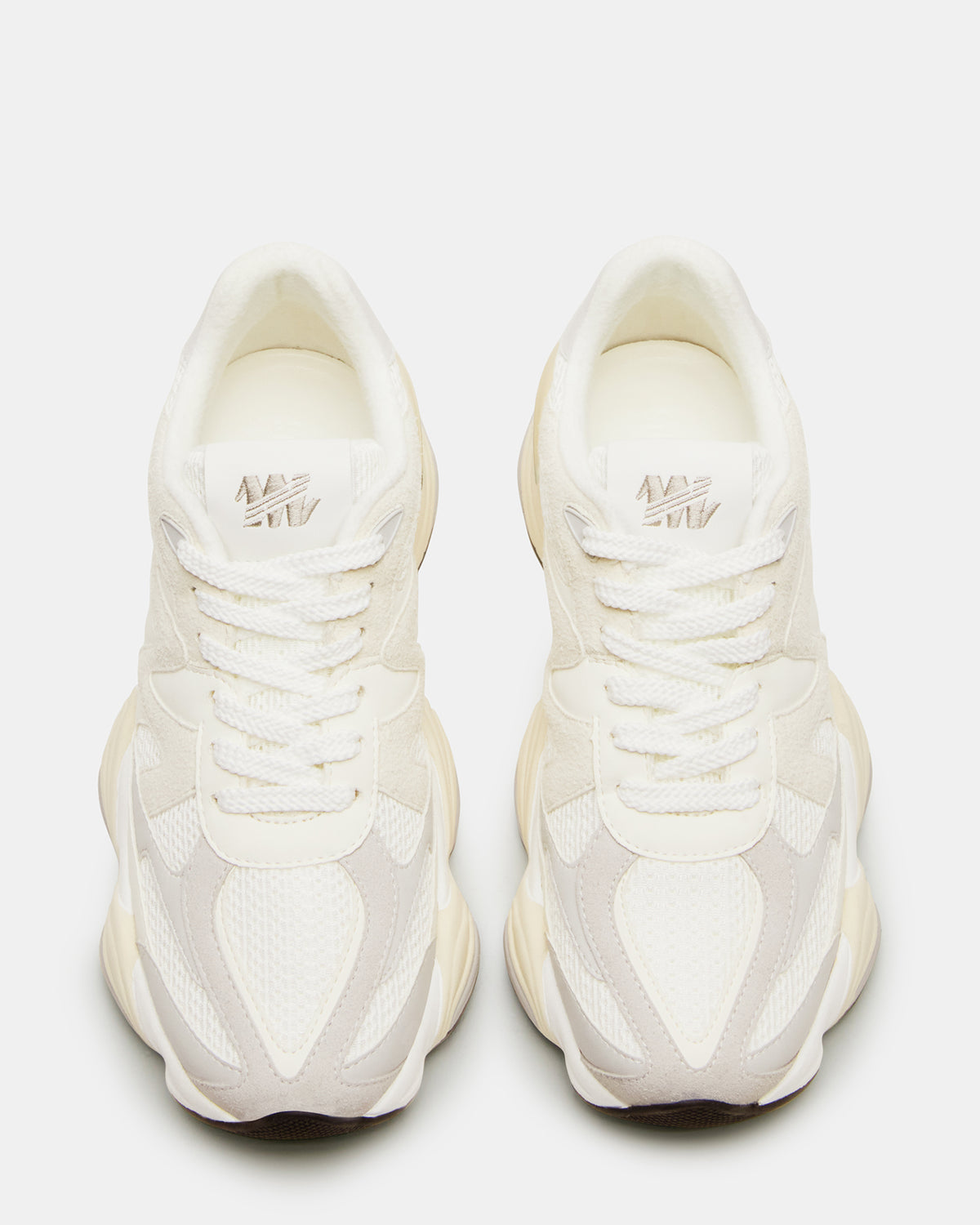 SEBI White Multi Low-Top Lace-Up Women's Sneaker - Steve Madden