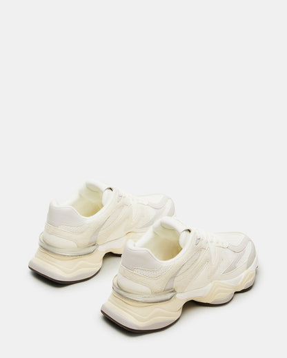 SEBI White Multi Low-Top Lace-Up Women's Sneaker - Steve Madden