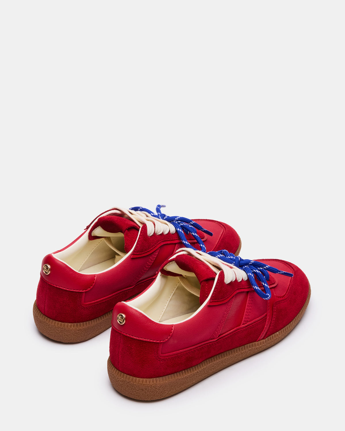 SPORTY Red Low-Top Lace-Up Women's Sneaker - Steve Madden