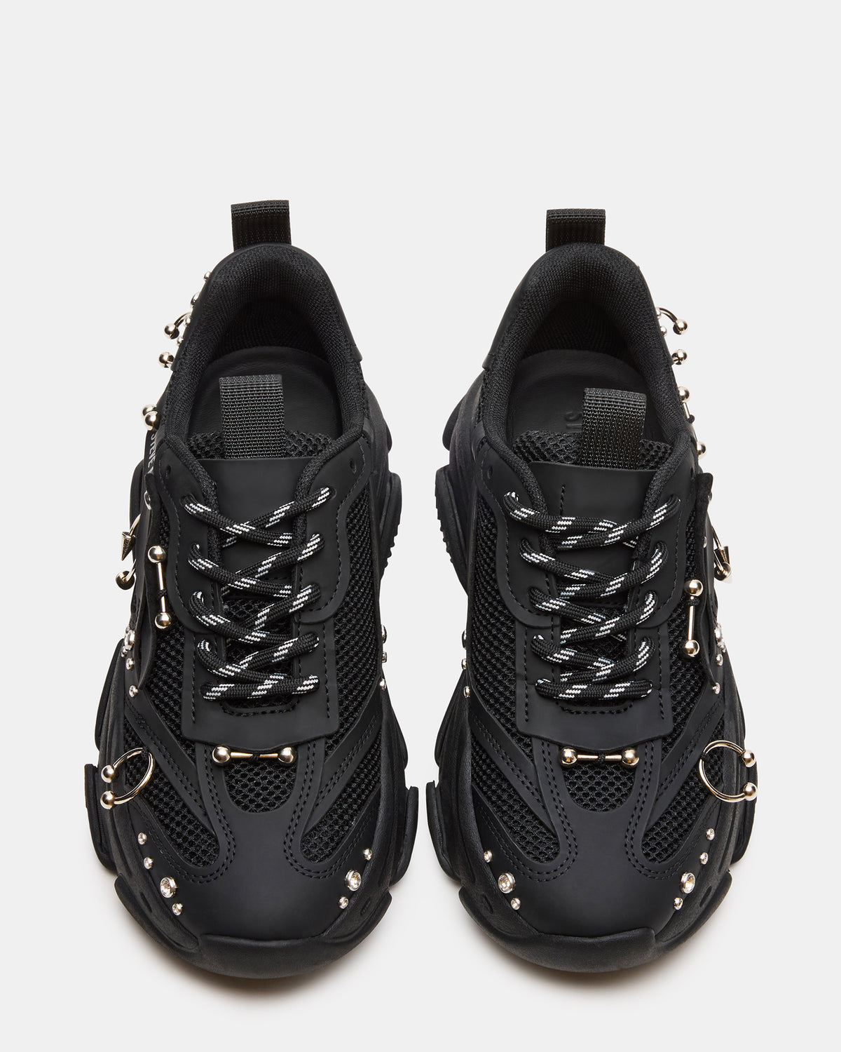 POSSESSION Piercing Black Platform Lace-Up Women's Sneaker - Steve Madden