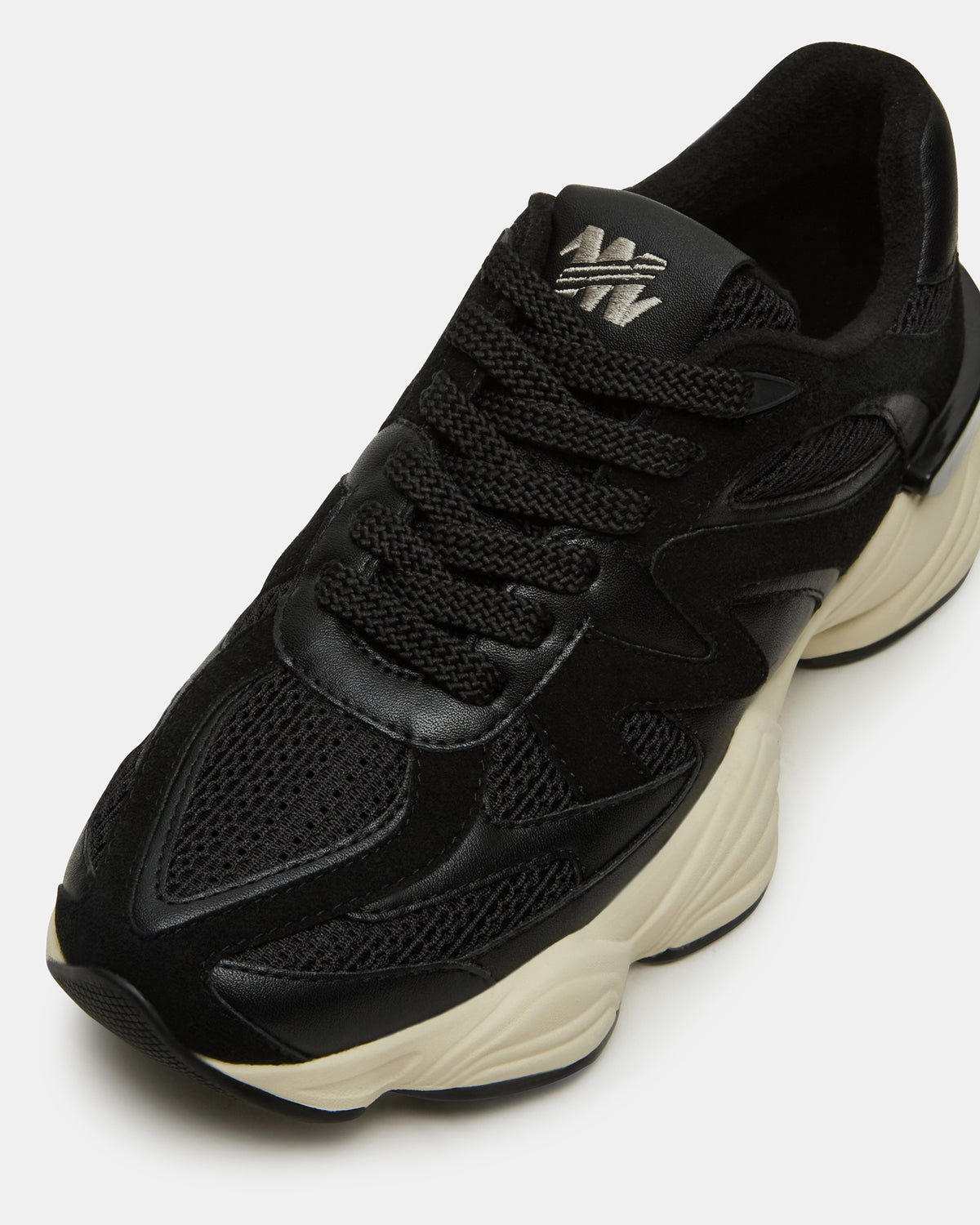 SEBI Black Low-Top Lace-Up Women's Sneaker - Steve Madden