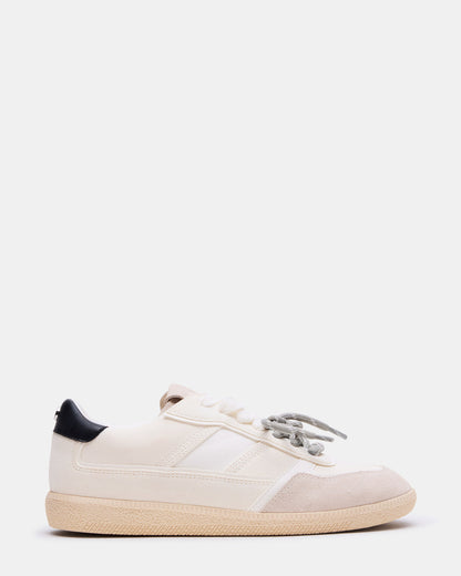 SPORTY White Low-Top Lace-Up Women's Sneaker - Steve Madden