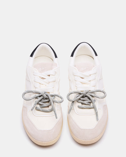 SPORTY White Low-Top Lace-Up Women's Sneaker - Steve Madden
