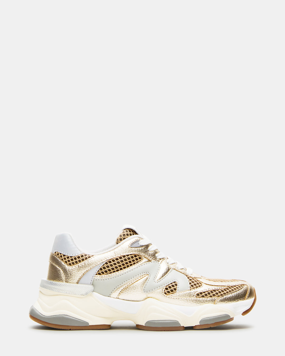 SEBI Gold Multi Low-Top Lace-Up Women's Sneaker - Steve Madden