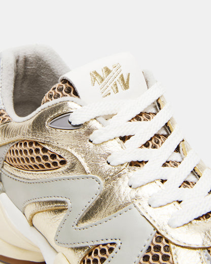SEBI Gold Multi Low-Top Lace-Up Women's Sneaker - Steve Madden
