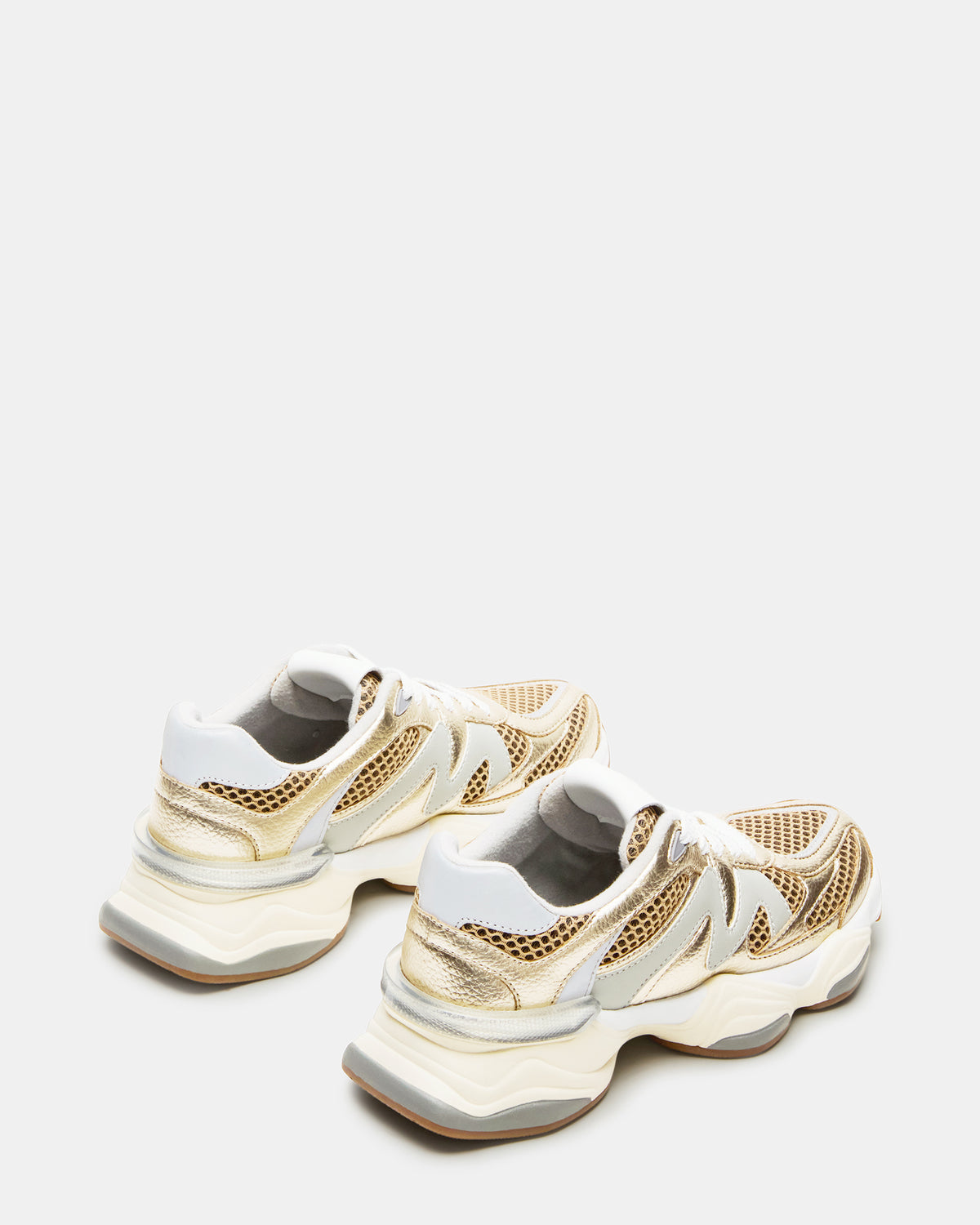 SEBI Gold Multi Low-Top Lace-Up Women's Sneaker - Steve Madden