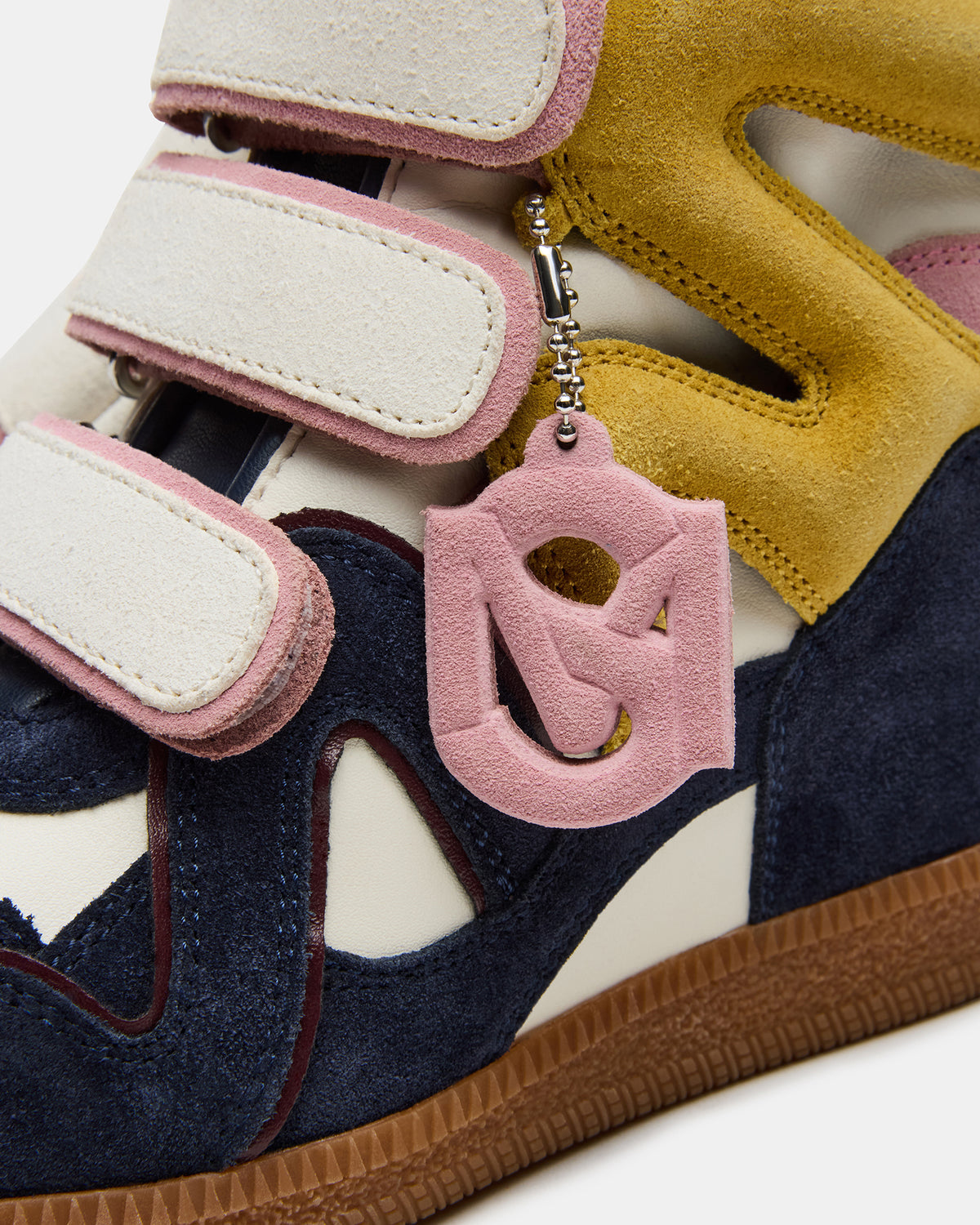 MAVIS Navy Suede High-Top Velcro Women's Sneaker - Steve Madden