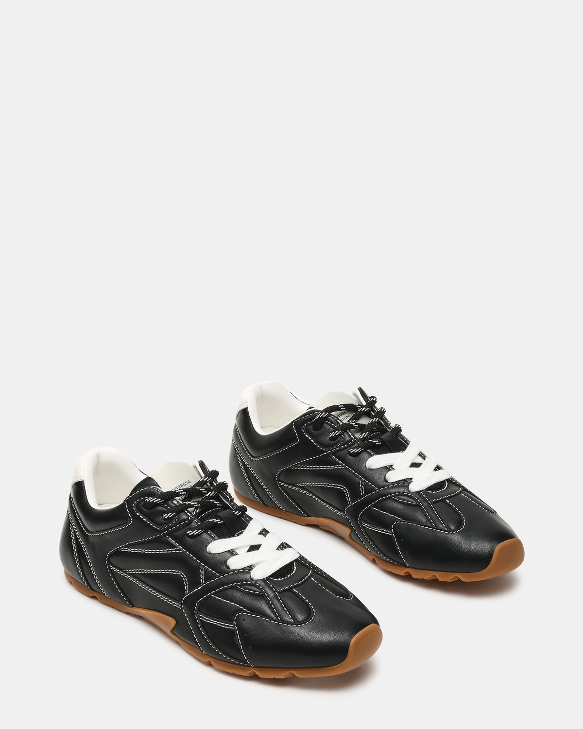 AZIEL Black Low-Top Lace-Up Women's Sneakers - Steve Madden
