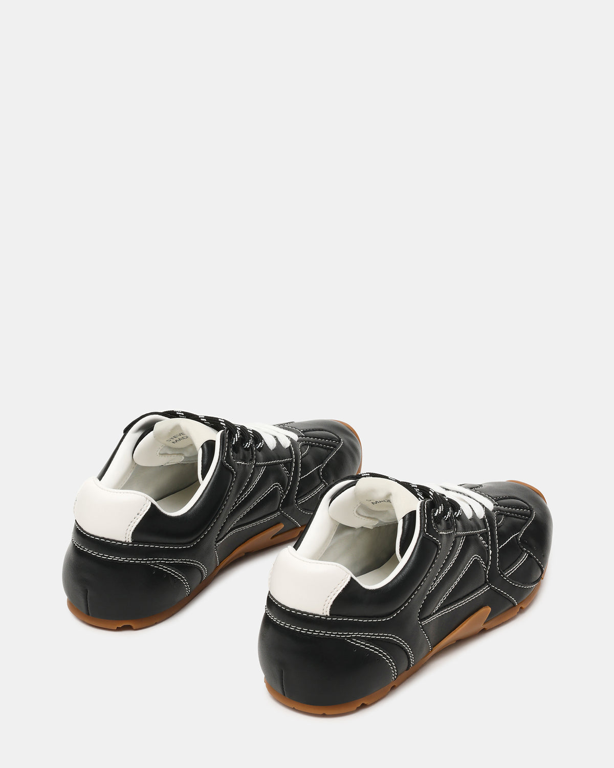 AZIEL Black Low-Top Lace-Up Women's Sneakers - Steve Madden