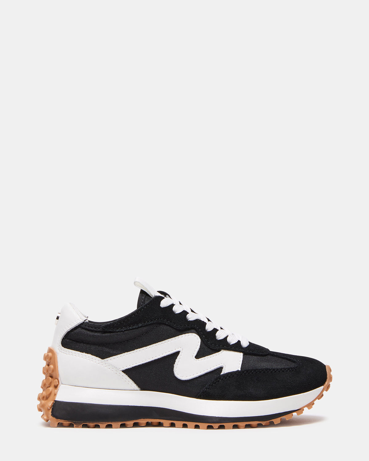 CAMPO Black/White Lace-Up Women's Sneaker - Steve Madden