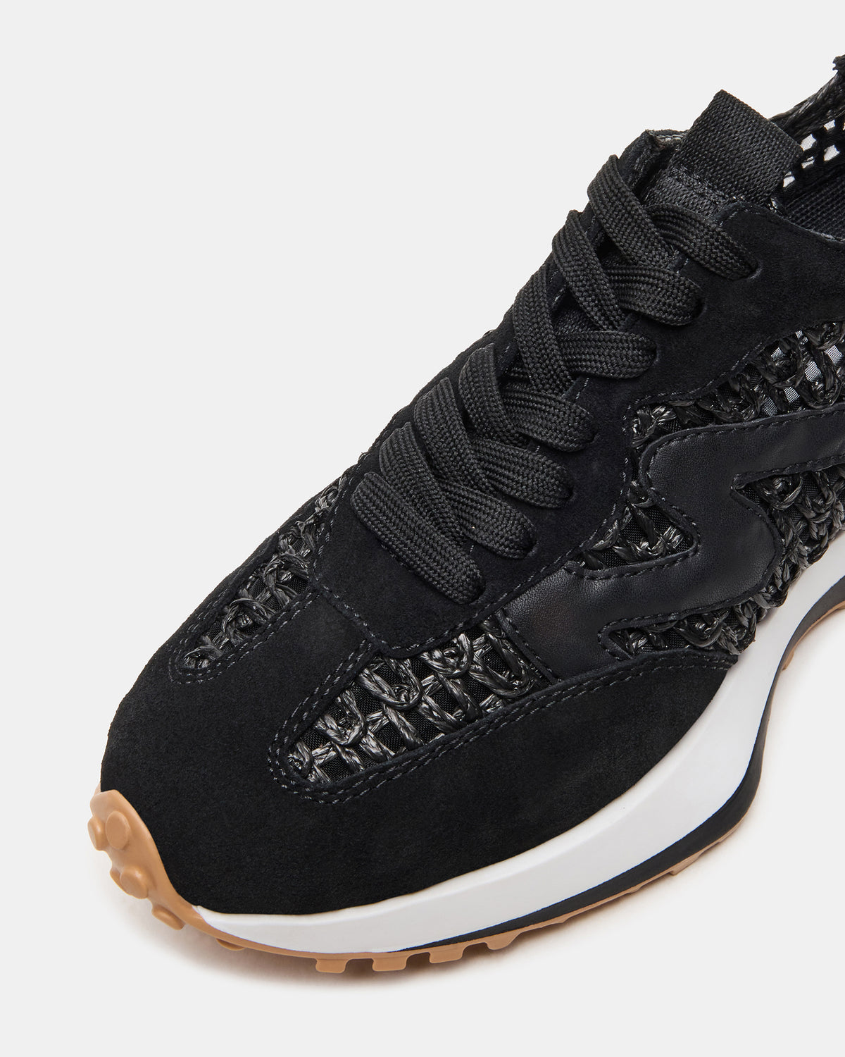 CAMPO Black/Beige Lace-Up Women's Sneaker - Steve Madden