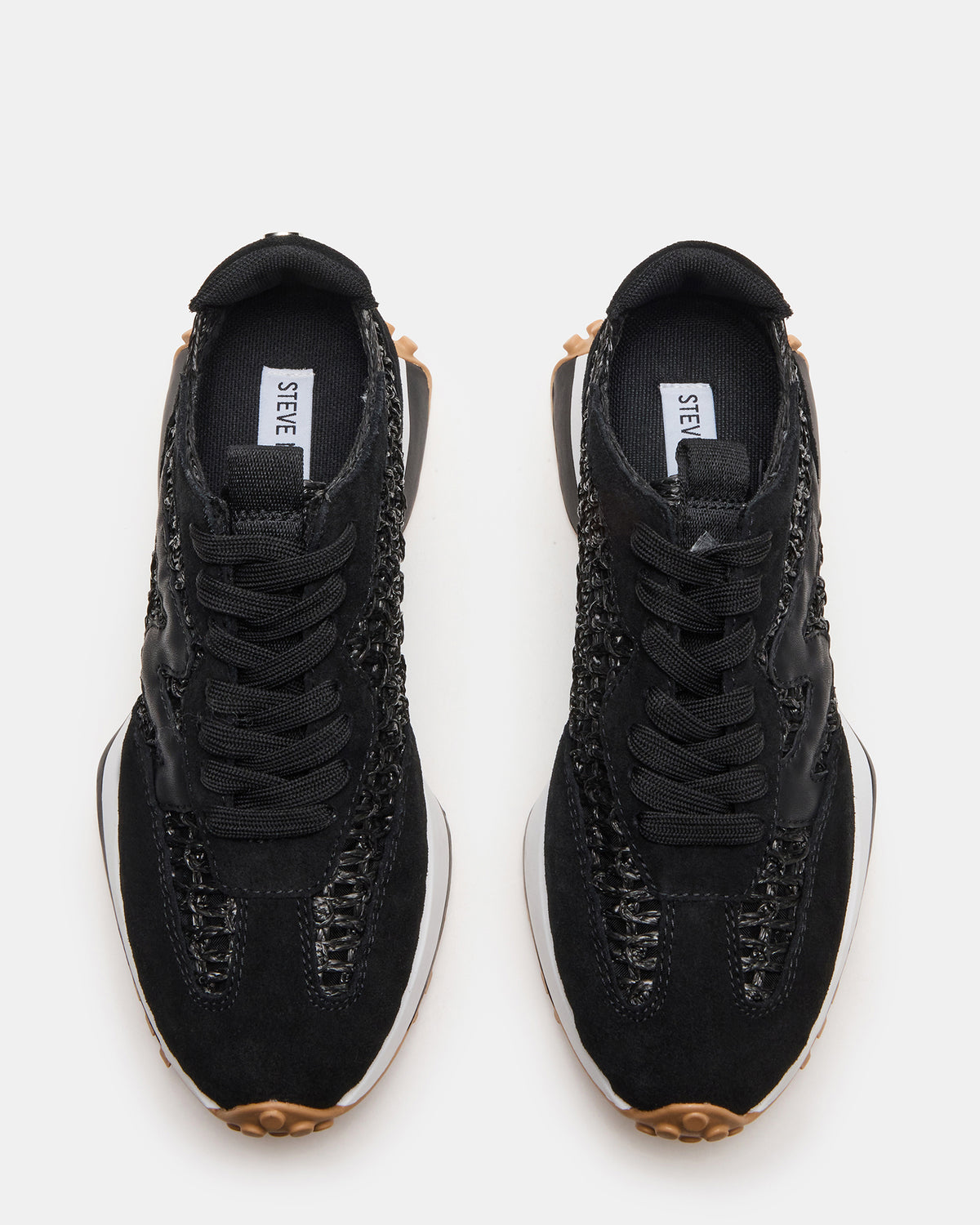 CAMPO Black/Beige Lace-Up Women's Sneaker - Steve Madden