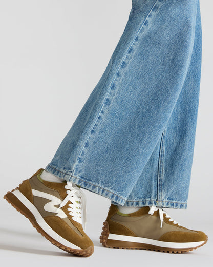 CAMPO Olive Multi Lace-Up Women's Sneaker - Steve Madden