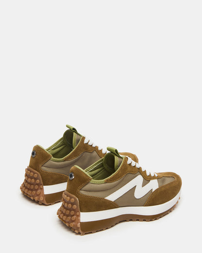 CAMPO Olive Multi Lace-Up Women's Sneaker - Steve Madden