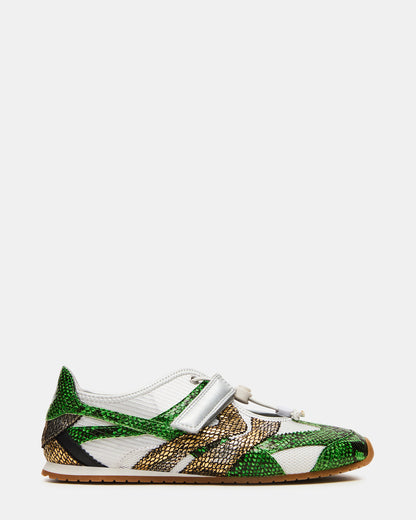 VIPER Green Multi Low-Top Velcro Women's Sneaker - Steve Madden