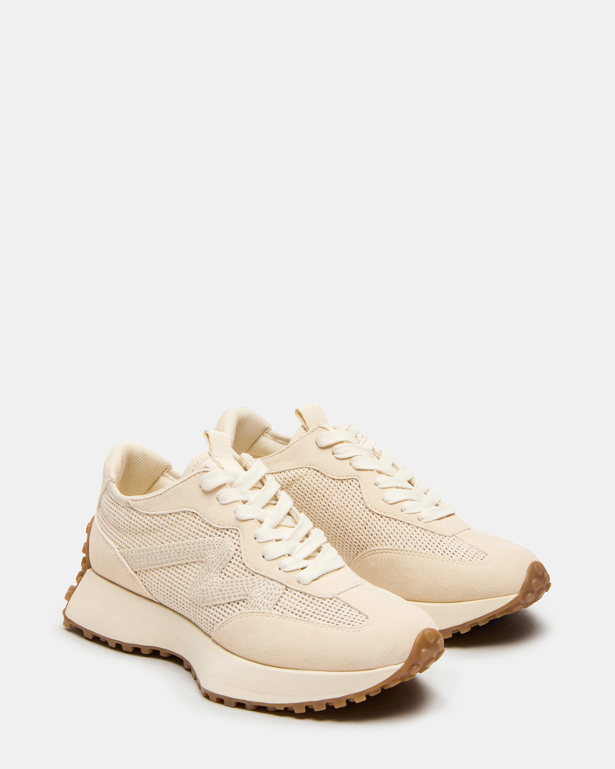 CAMPO Natural Raffia Lace-Up Women's Sneaker - Steve Madden
