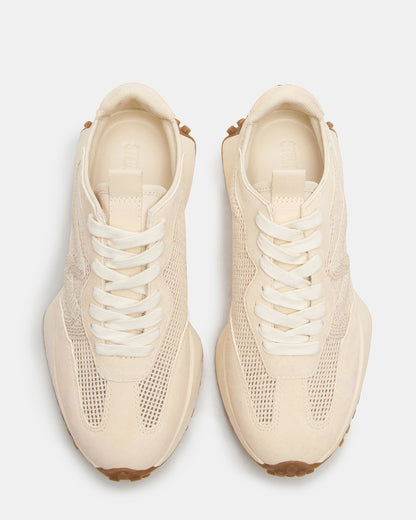 CAMPO Natural Raffia Lace-Up Women's Sneaker - Steve Madden