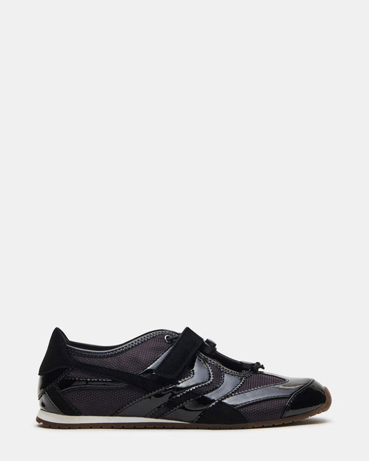VIPER Black Low-Top Velcro Women's Sneaker - Steve Madden
