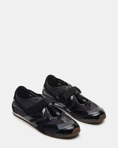 VIPER Black Low-Top Velcro Women's Sneaker - Steve Madden