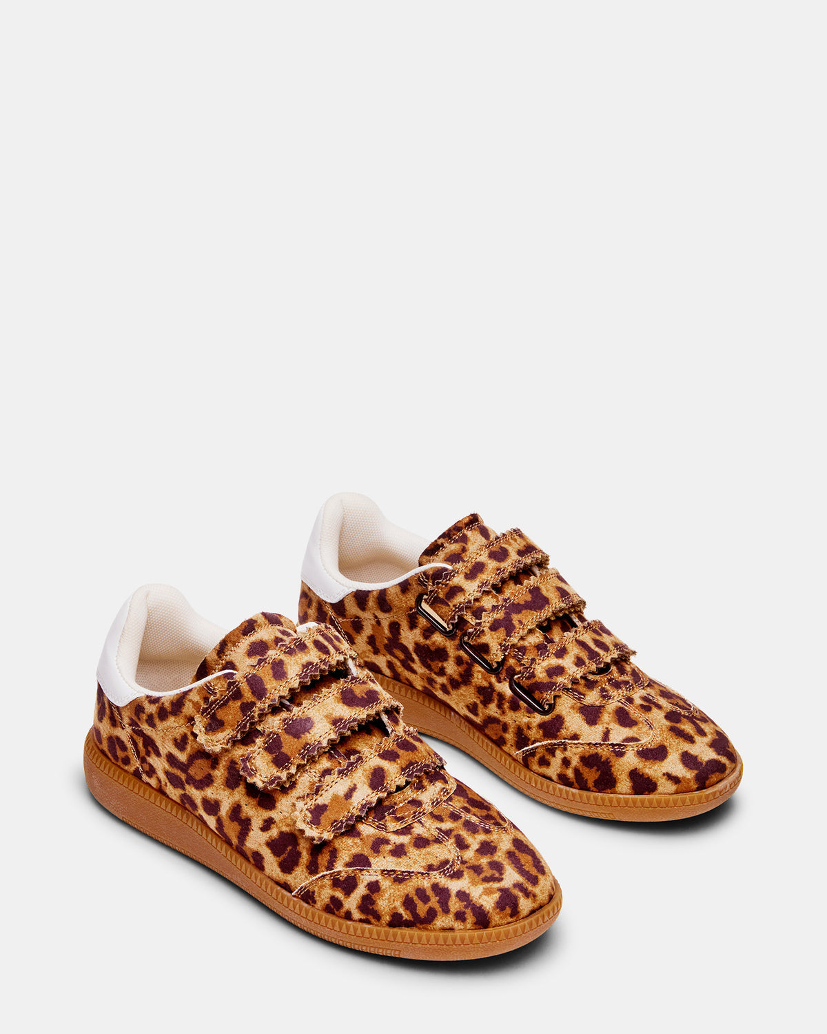 MOMENTUM Leopard Velcro Low-Top Women's Sneakers - Steve Madden