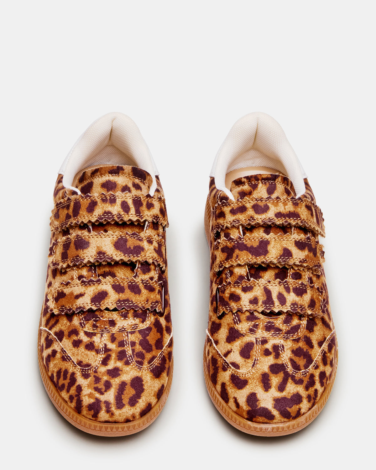 MOMENTUM Leopard Velcro Low-Top Women's Sneakers - Steve Madden