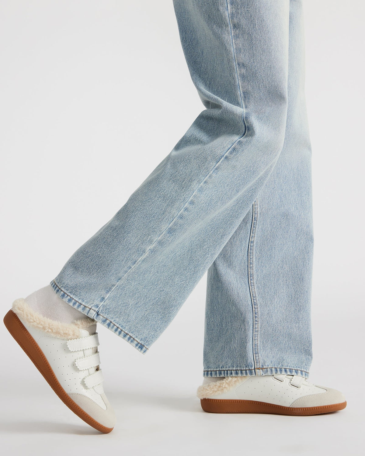 MEMENTO Faux Fur White Multi Slip-On Women's Sneaker - Steve Madden