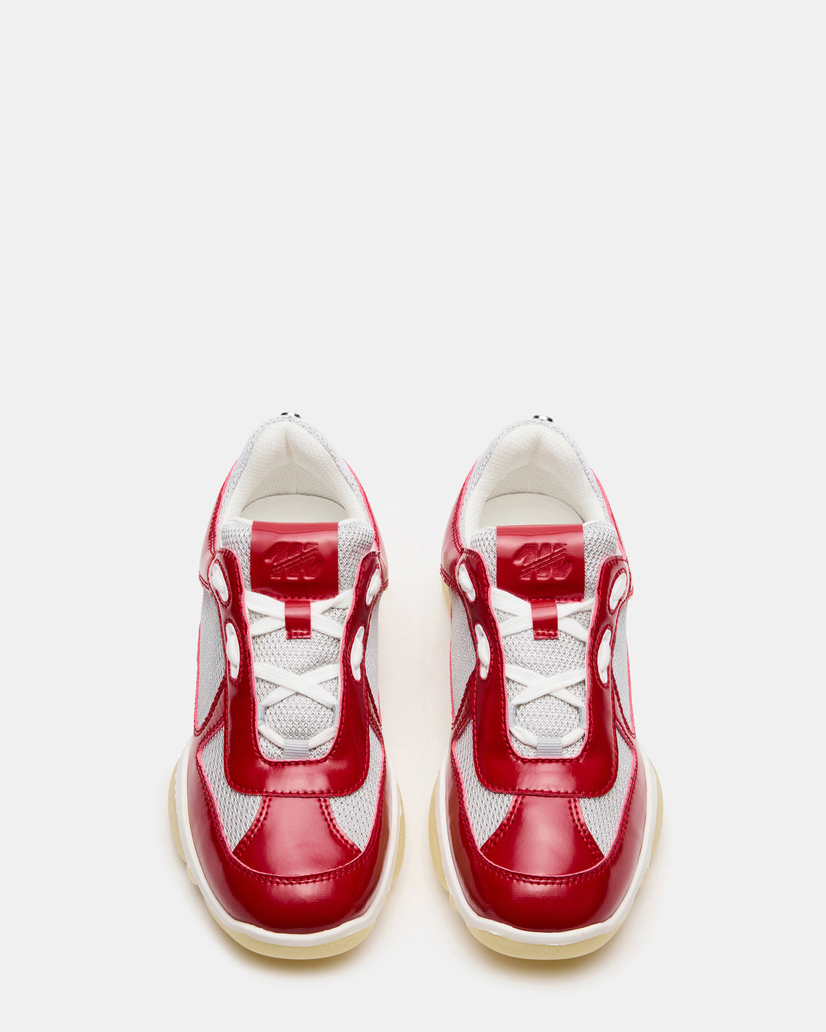 DUSTIN Red Mesh Lace-Up Low-Top Women's Sneaker - Steve Madden