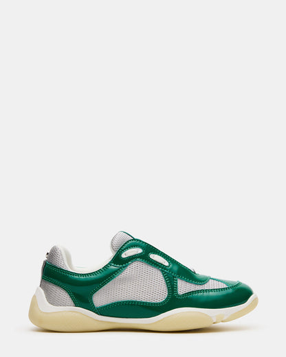 DUSTIN Green Mesh Lace-Up Low-Top Women's Sneaker - Steve Madden