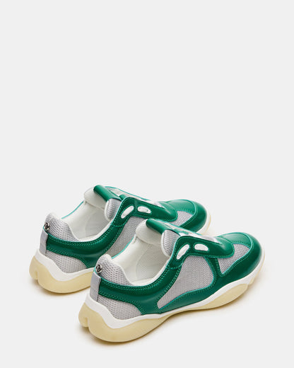 DUSTIN Green Mesh Lace-Up Low-Top Women's Sneaker - Steve Madden