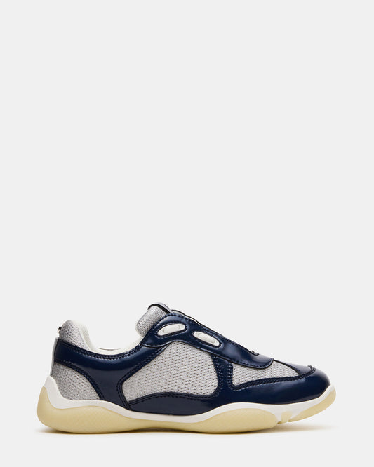 DUSTIN Navy Mesh Lace-Up Low-Top Women's Sneaker - Steve Madden