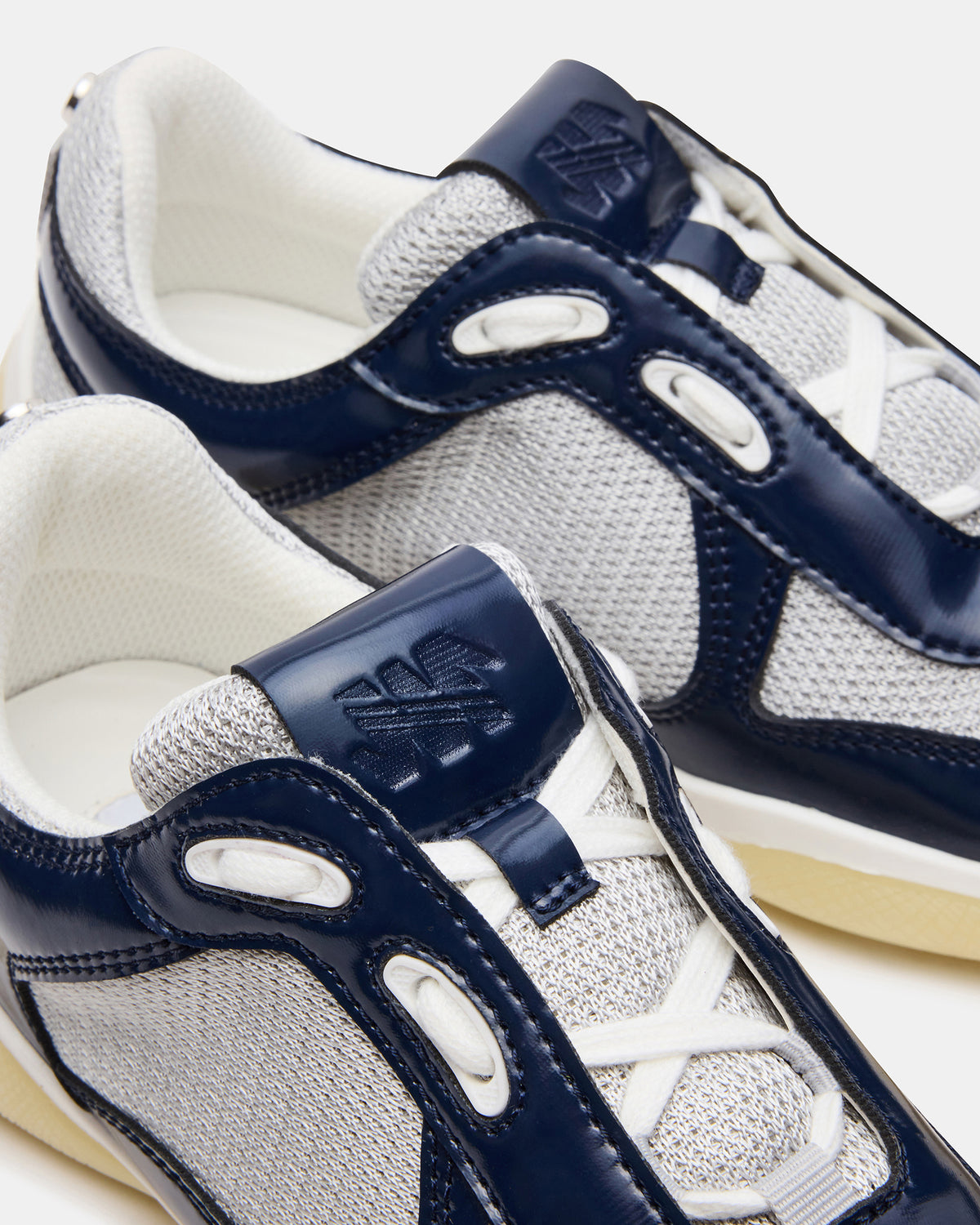 DUSTIN Navy Mesh Lace-Up Low-Top Women's Sneaker - Steve Madden