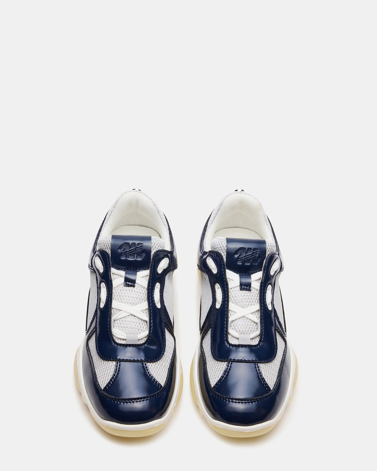 DUSTIN Navy Mesh Lace-Up Low-Top Women's Sneaker - Steve Madden