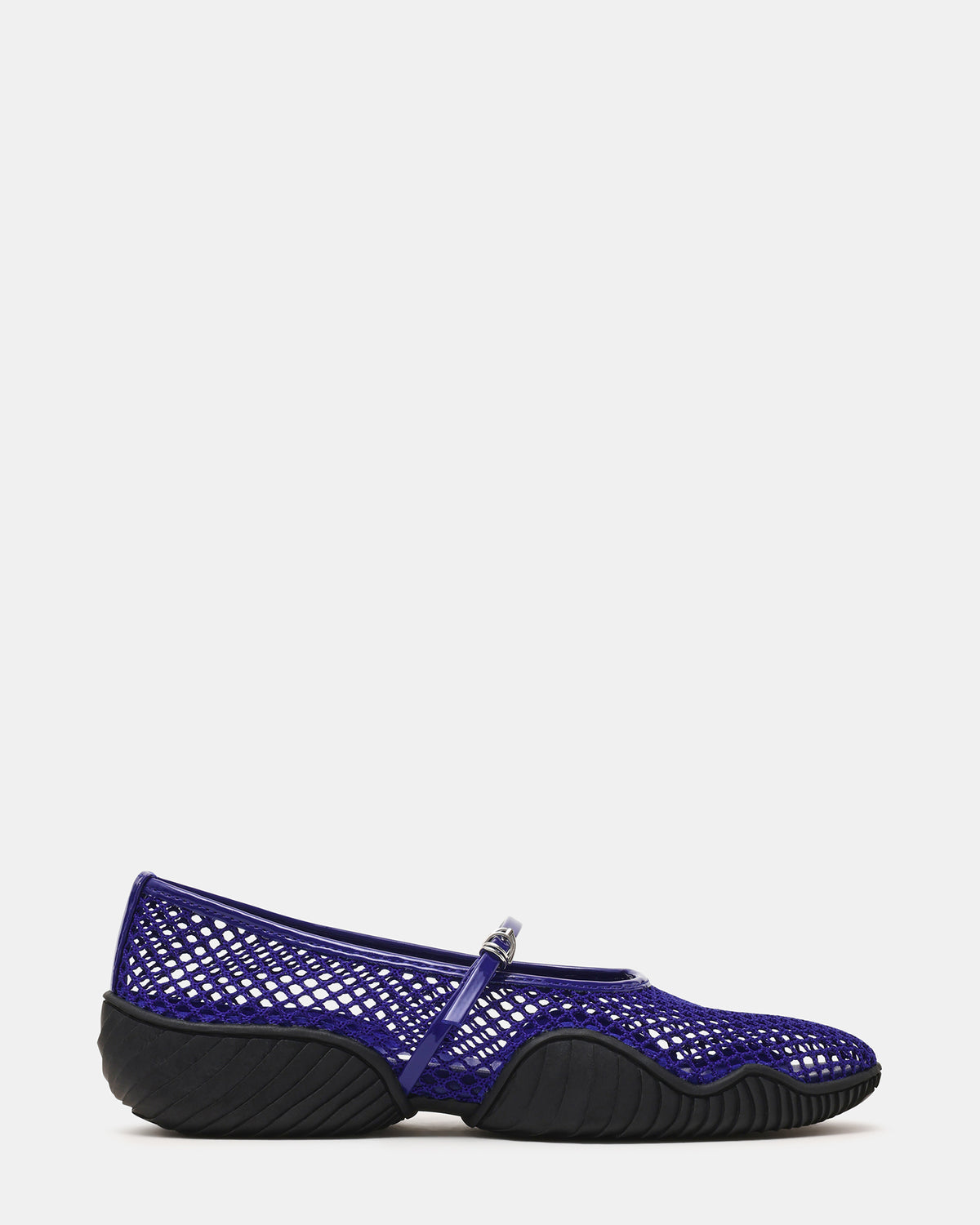 VICKEE Blue Mesh Mary Jane Buckle Chunky Sole Ballet Women's Sneaker - Steve Madden