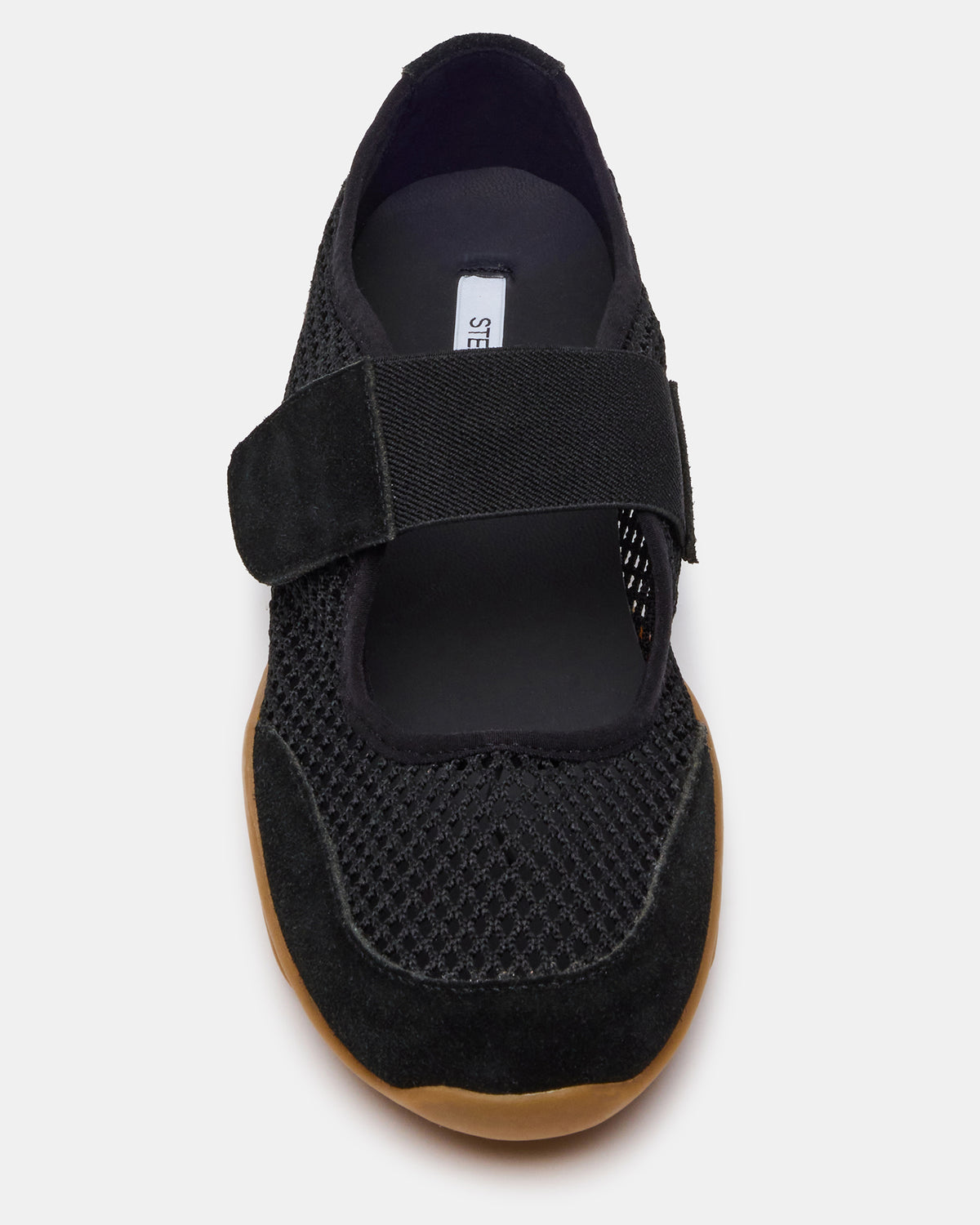 BANKS Black Mesh Velcro Mary Jane Women's Sneaker - Steve Madden