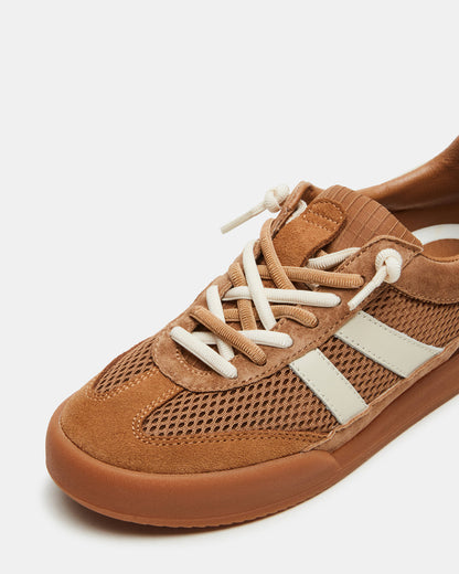 VERDICT Tan Multi Women's Lace-Up Sneaker - Steve Madden