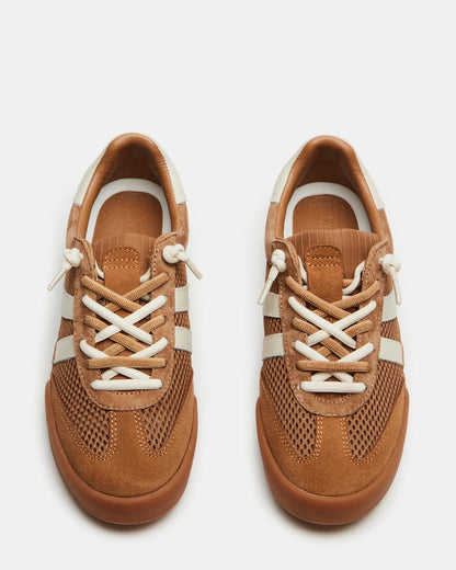VERDICT Tan Multi Women's Lace-Up Sneaker - Steve Madden