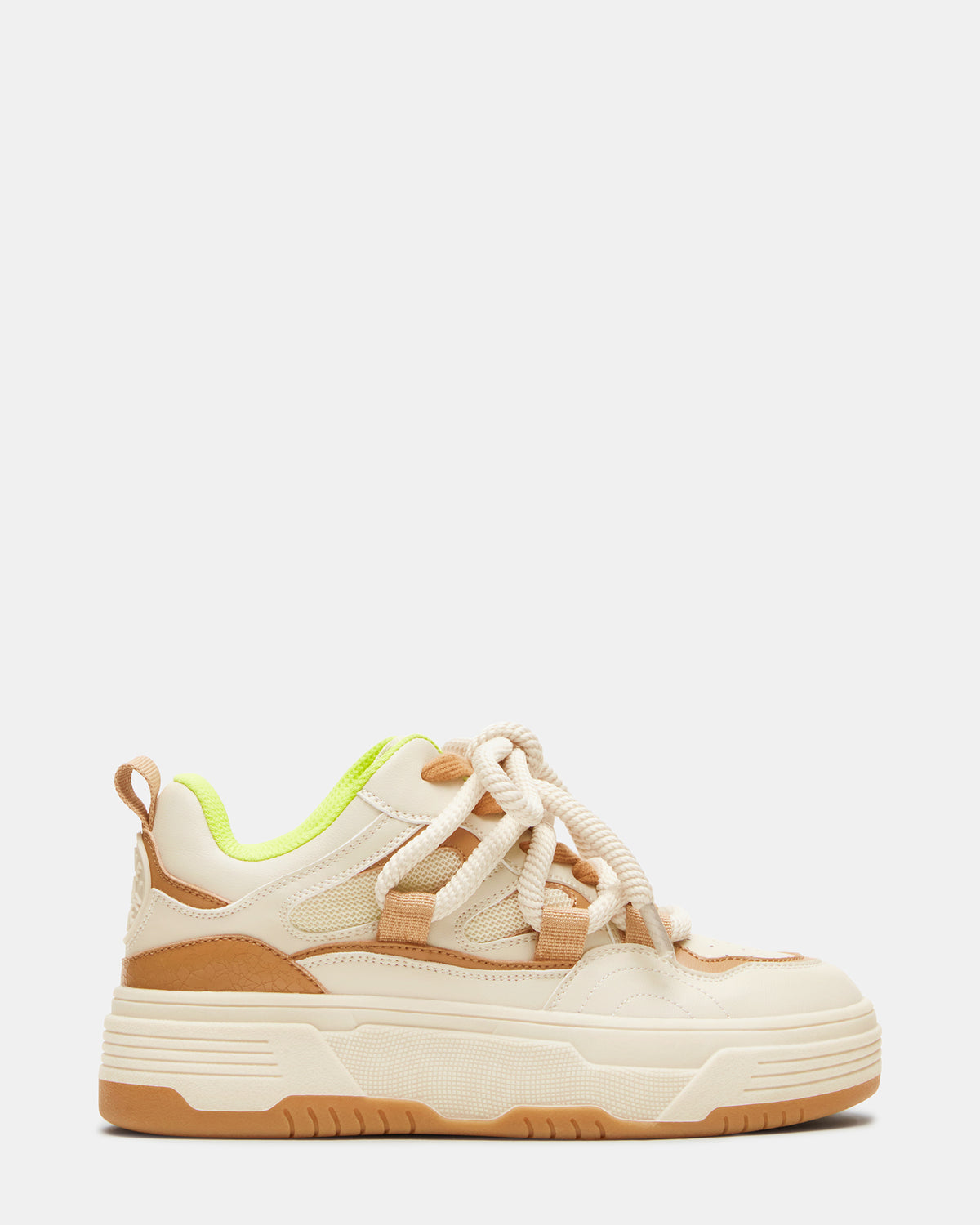 BOOMER Tan Multi Platform Chunky Sneaker | Women's Sneakers - Steve Madden