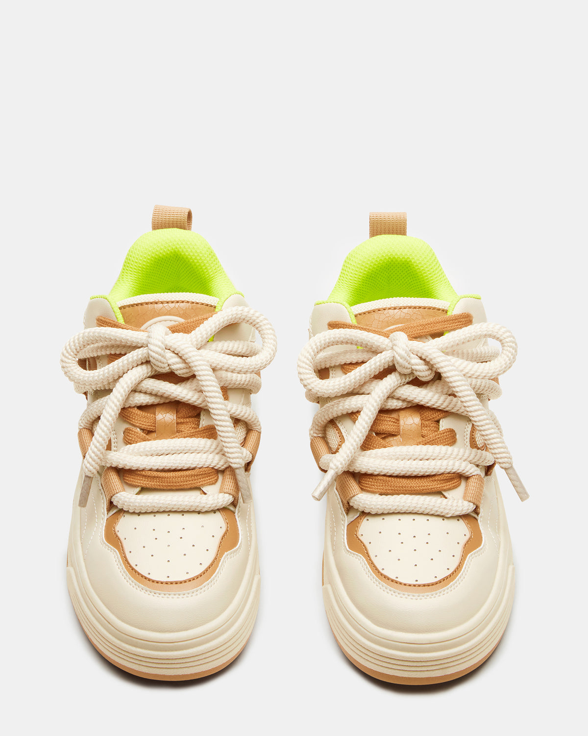 BOOMER Tan Multi Platform Chunky Sneaker | Women's Sneakers - Steve Madden