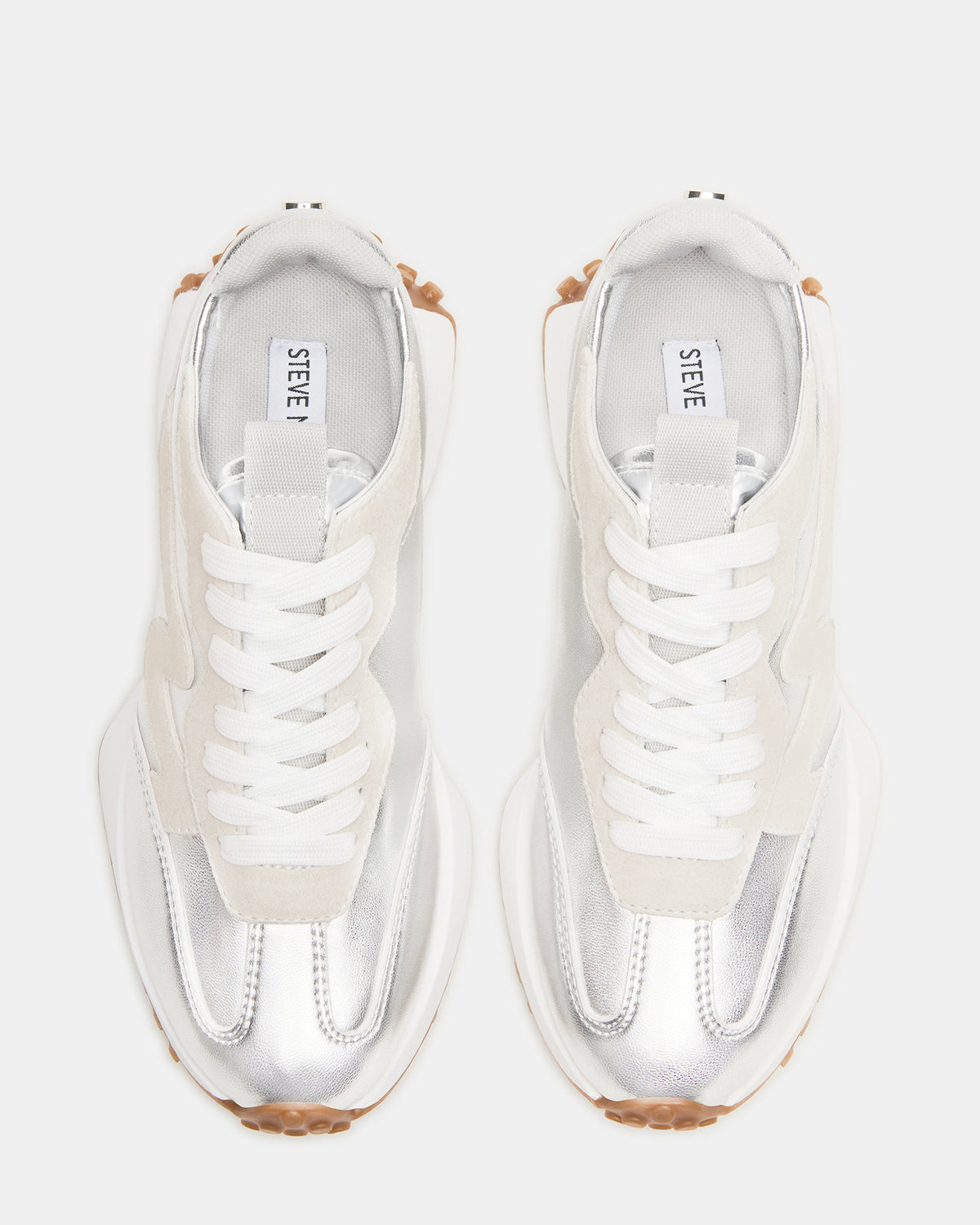CAMPO Silver Lace-Up Women's Sneaker - Steve Madden