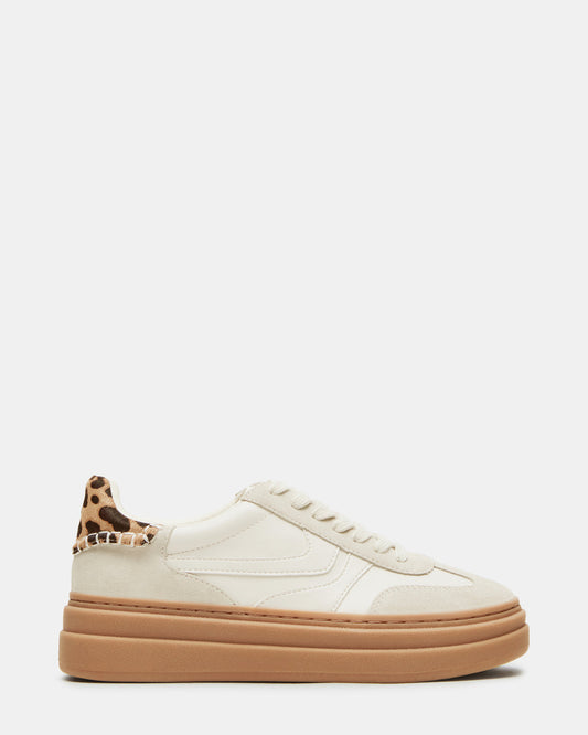 DODGE Bone Multi Low-Top Platform Women's Sneaker - Steve Madden