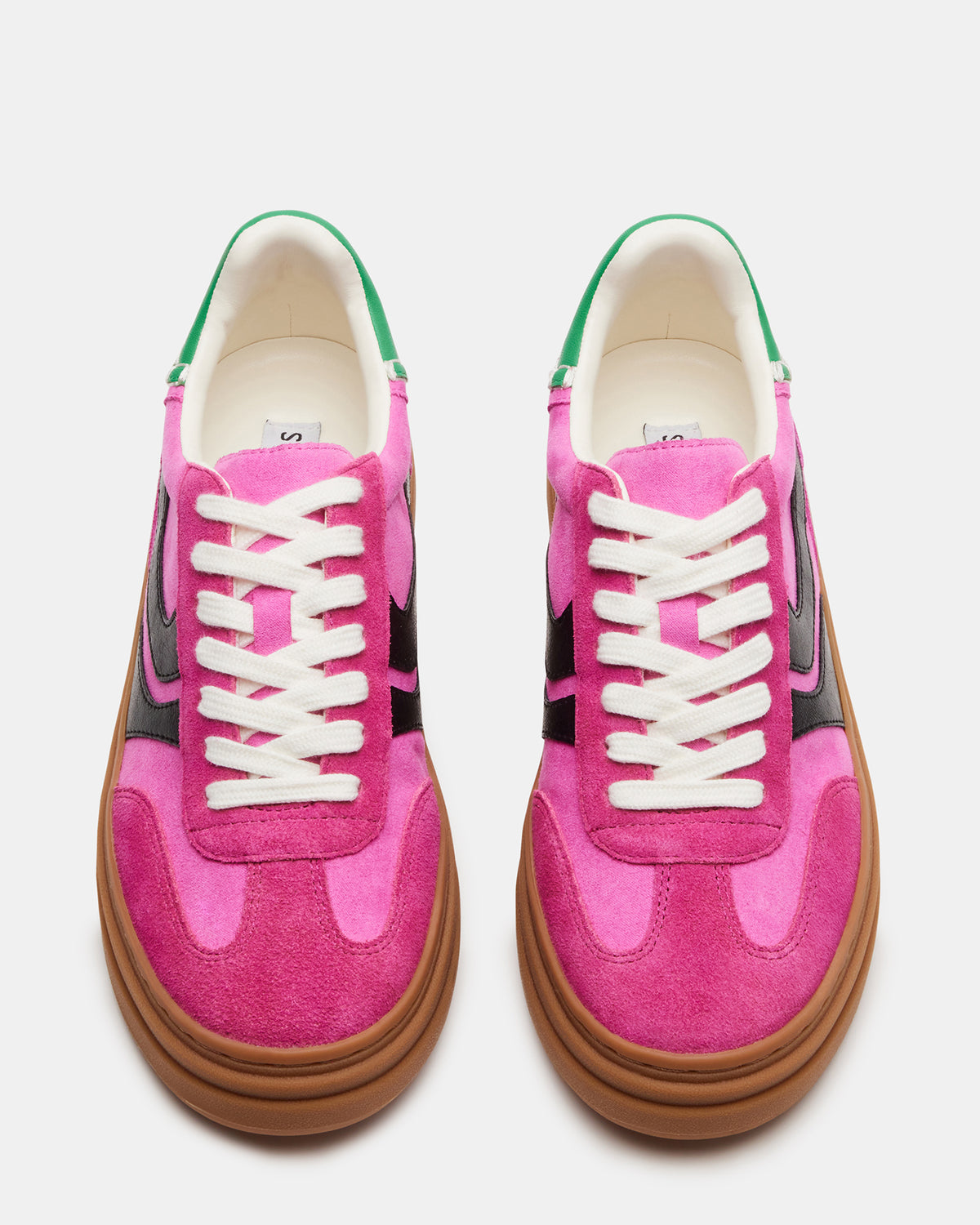 DODGE Pink Multi Low-Top Platform Women's Sneaker - Steve Madden