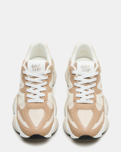 SEBI Taupe Multi Low-Top Lace-Up Women's Sneaker - Steve Madden