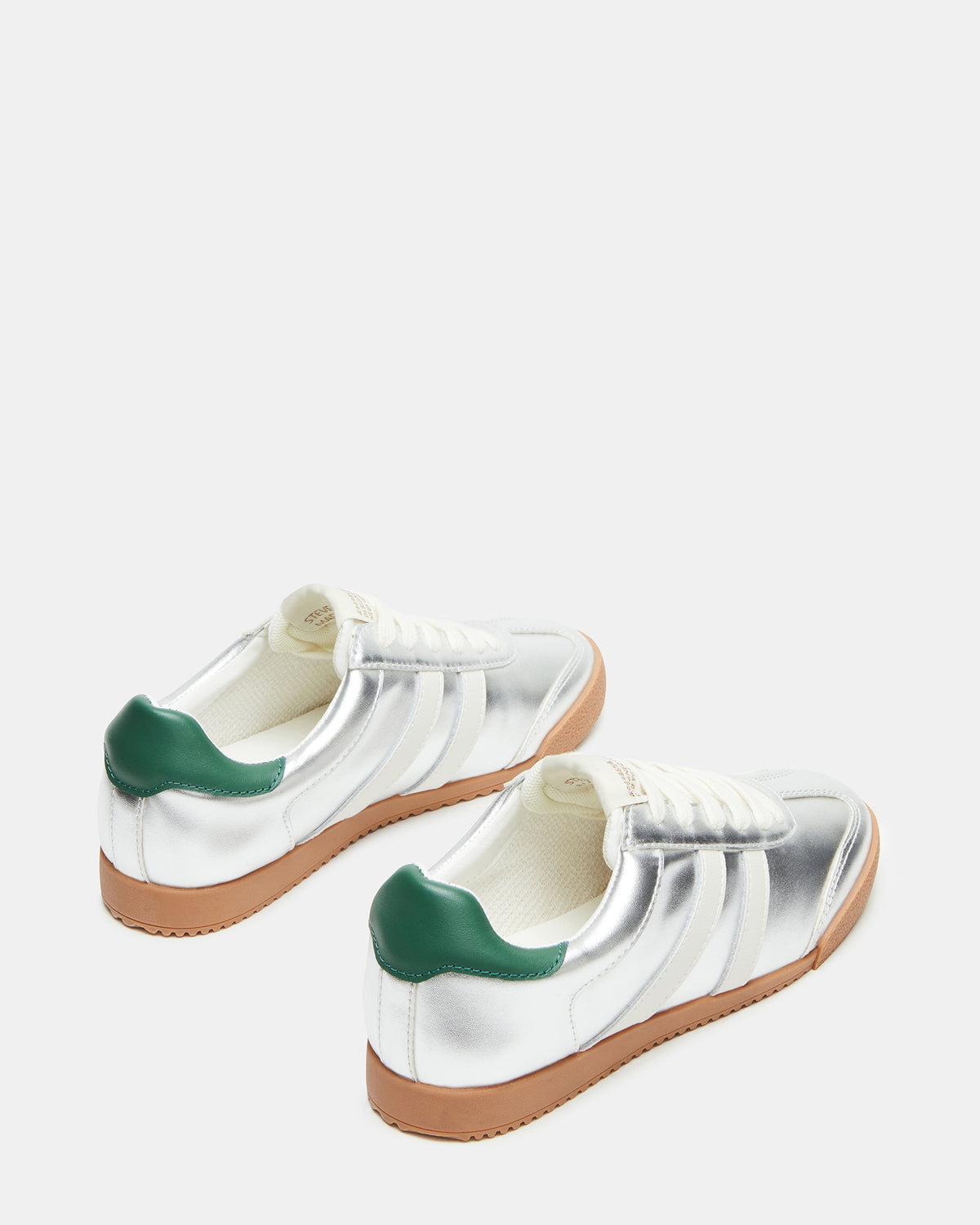 HUDSIN Silver Multi Women's Lace-Up Low-Top Sneaker - Steve Madden
