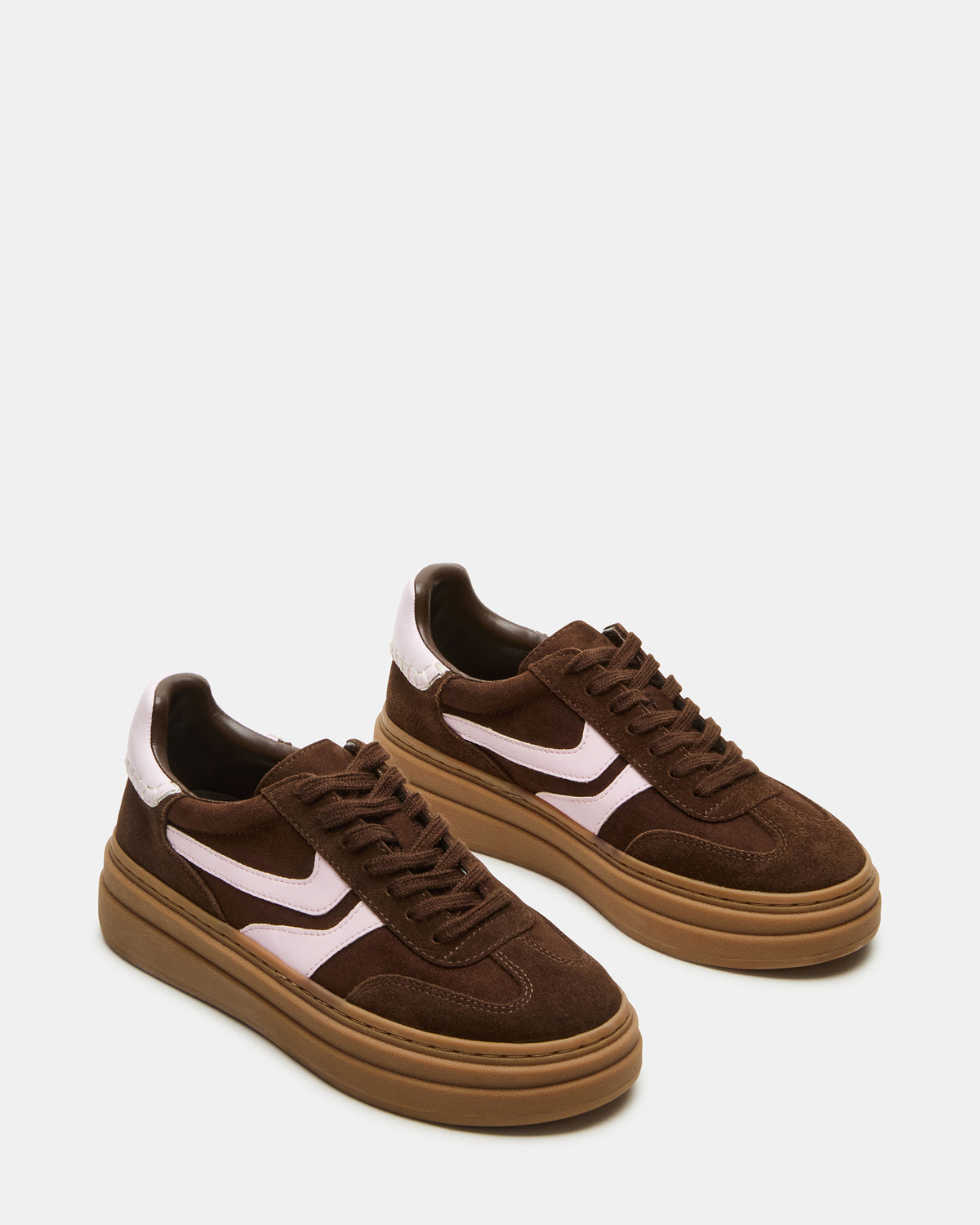 DODGE Brown Multi Low-Top Platform Women's Sneaker - Steve Madden